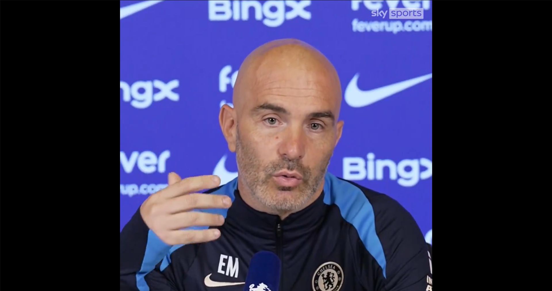 Enzo Maresca talks about injury issues. Enzo Maresca talks about injury issues.