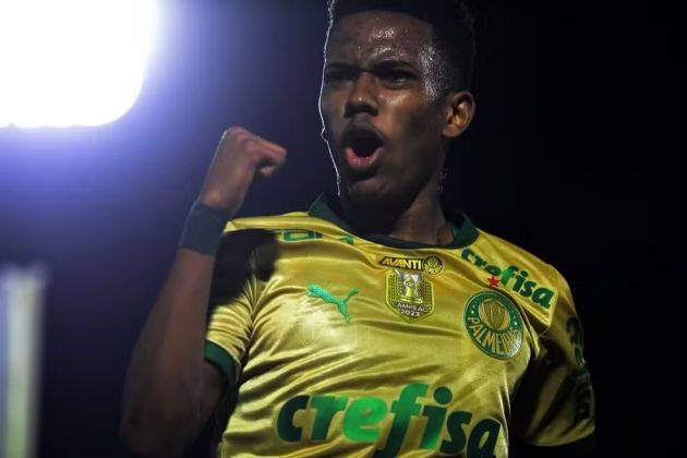 Estevao Willian scores for Palmeiras again.