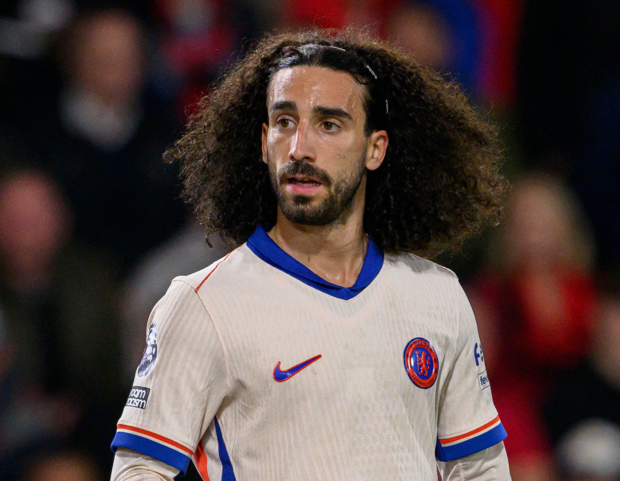 Marc Cucurella against West Ham. (Photo by Justin Setterfield/Getty Images)