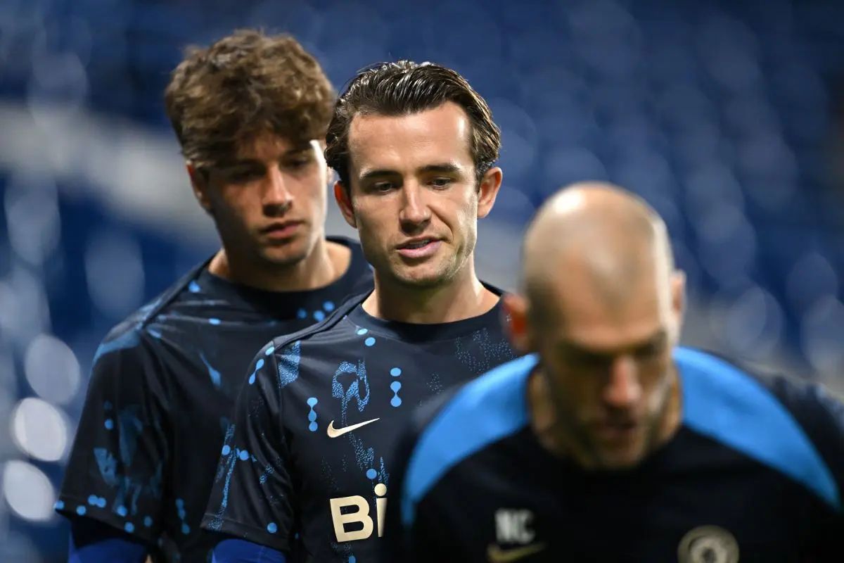 Ben Chilwell in warmups for Chelsea (Photo by Mike Hewitt/Getty Images)