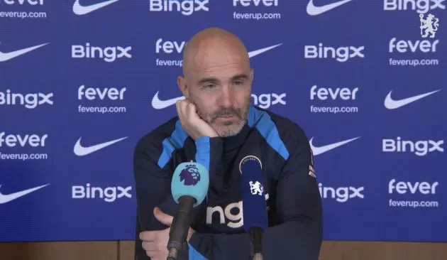 Enzo Maresca plays it cool in Premier League press conference.