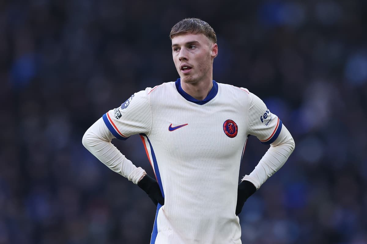Cole Palmer looks frustrated as Chelsea fail to beat Everton away.