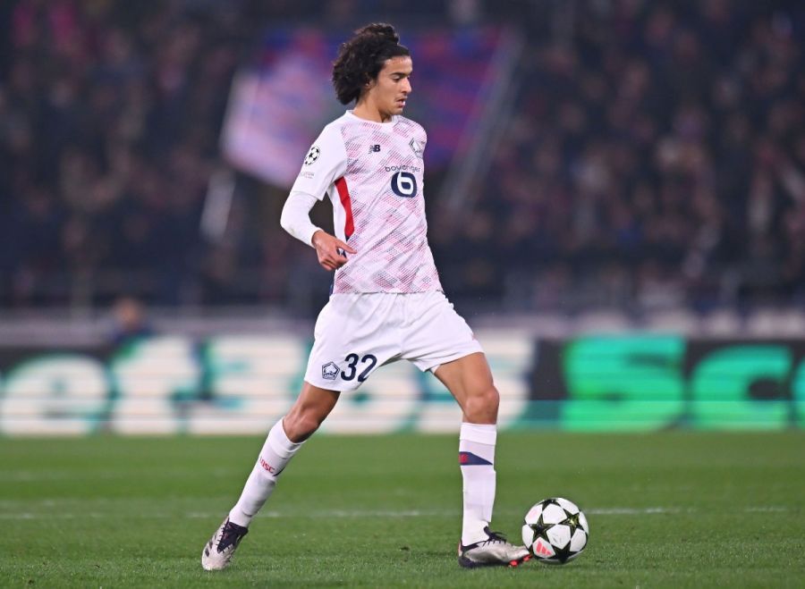 Ayyoub Bouaddi in action for Lille. (Photo by Alessandro Sabattini/Getty Images)