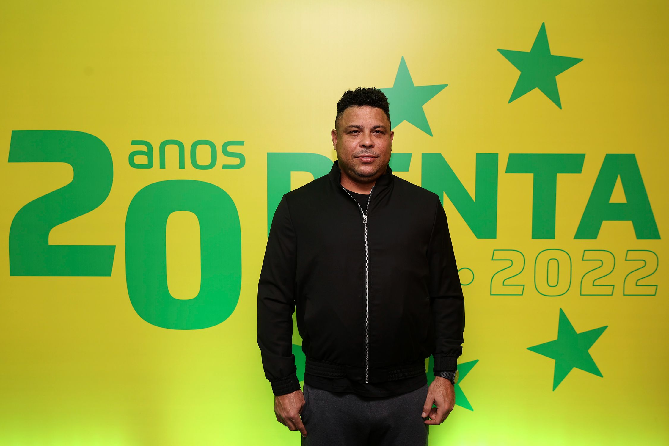 Ronaldo attends an awards ceremony in Brazil. (Photo by Buda Mendes/Getty Images)