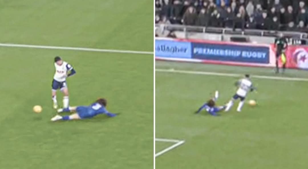 Marc Cucurella slips twice to give Spurs two goals.