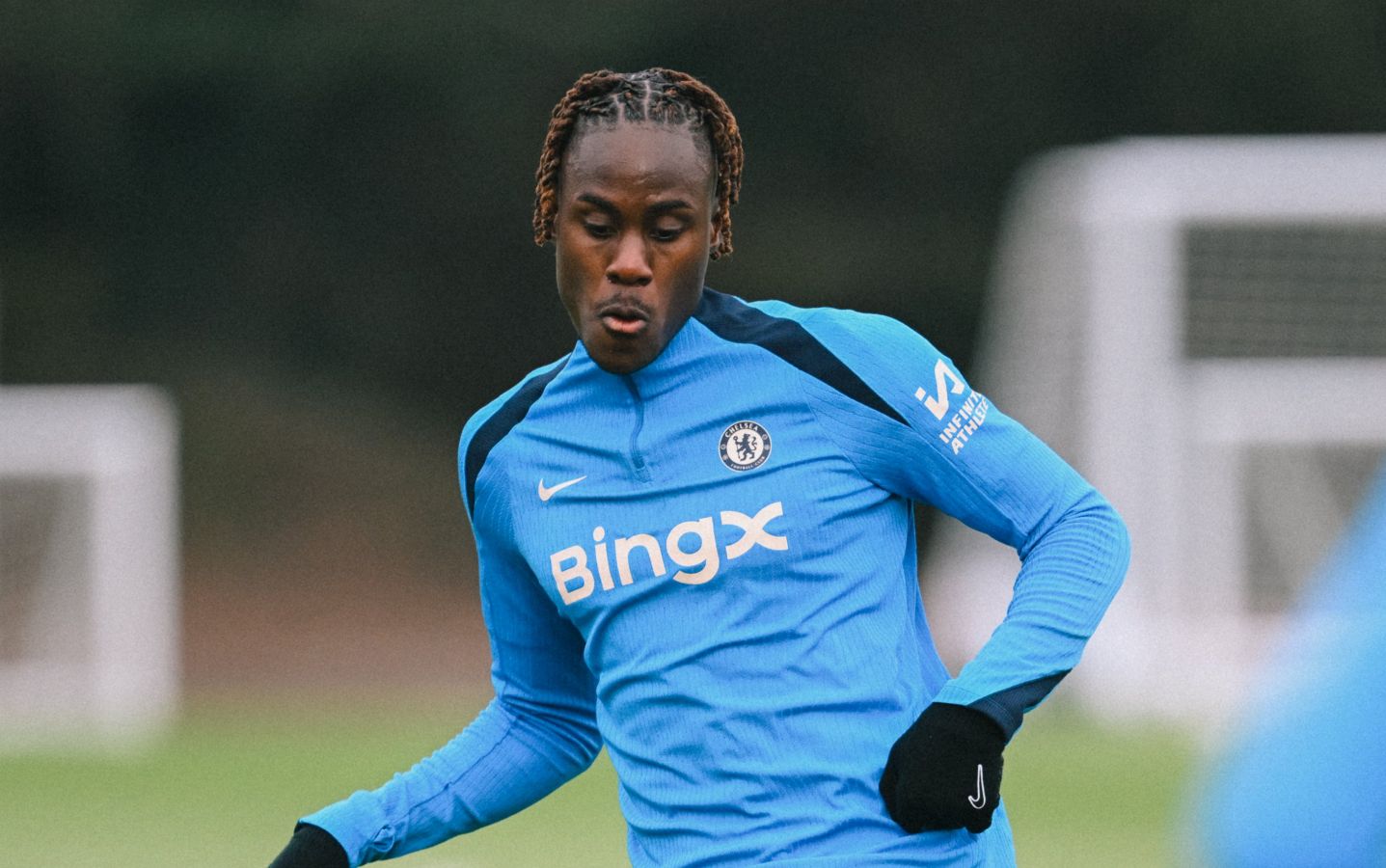 Trevoh Chalobah training with Chelsea after loan recall. (Photo by Darren Walsh/Chelsea FC)