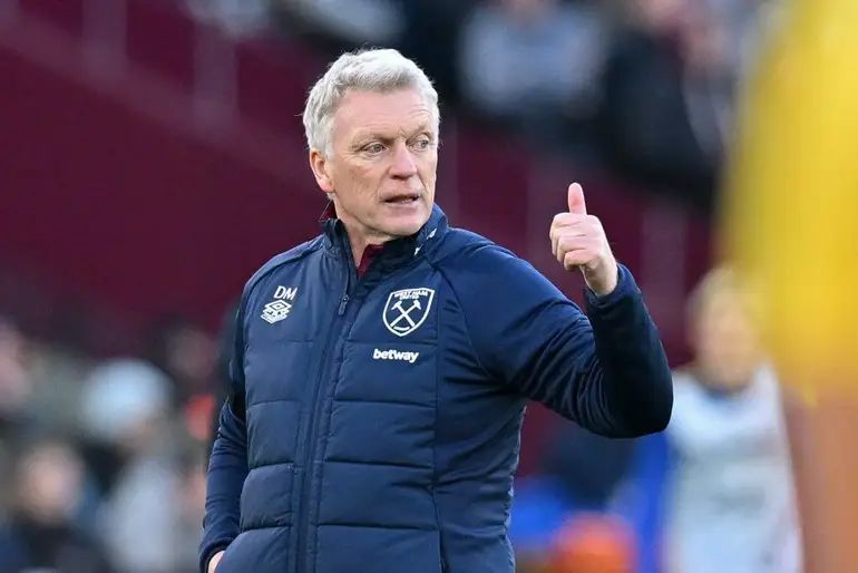 David Moyes managing West Ham.