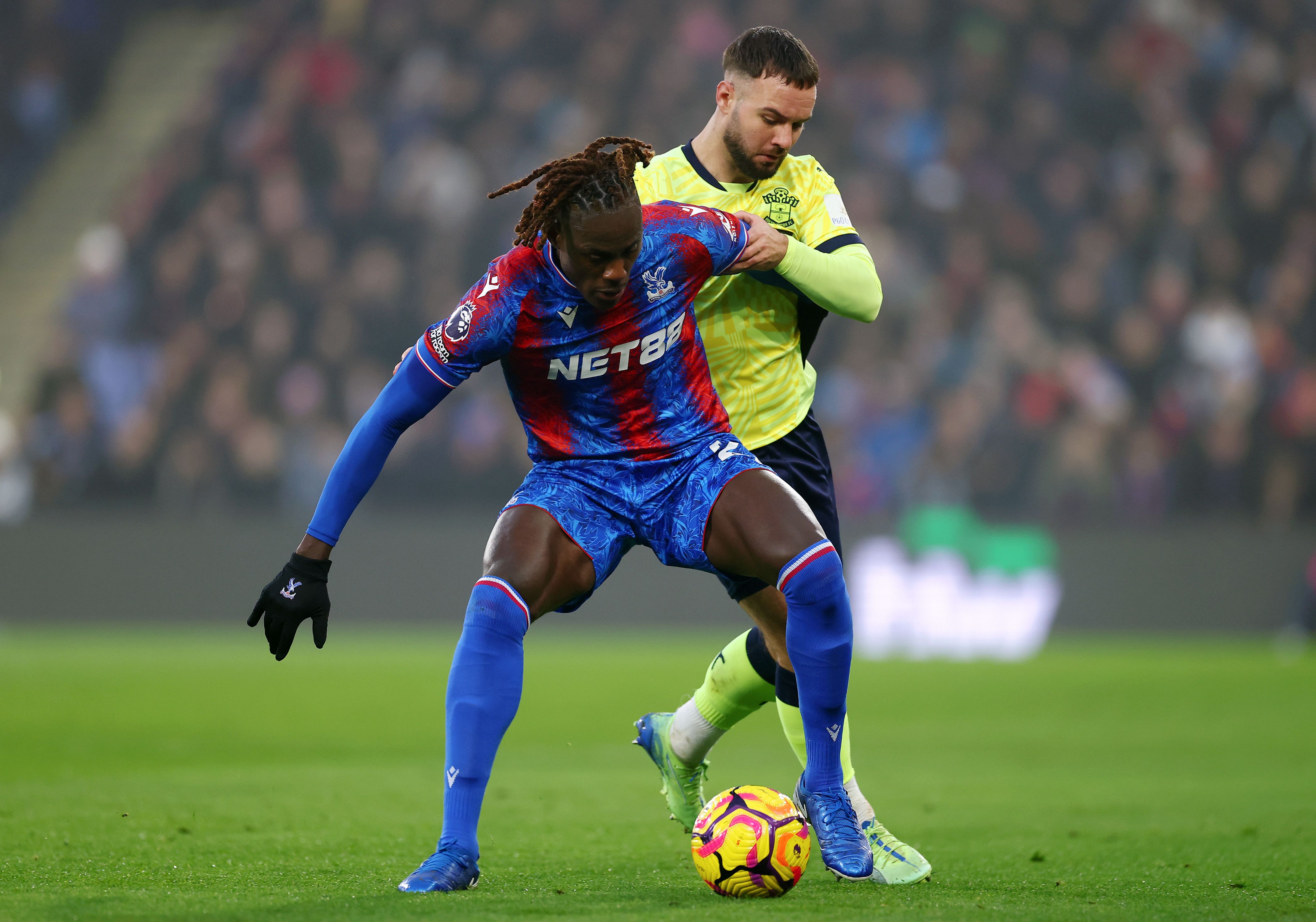 Trevoh Chalobah in action for Crystal Palace. (Photo by Bryn Lennon/Getty Images)