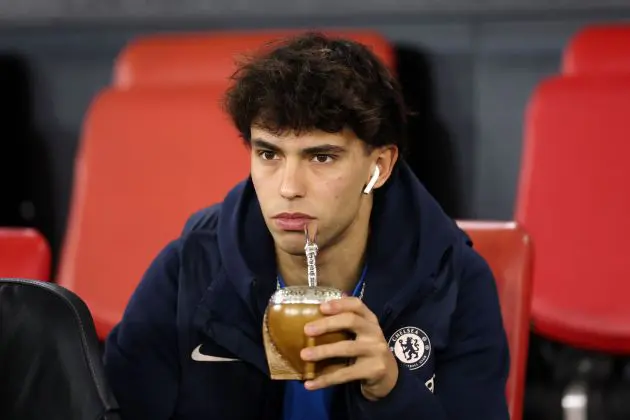 Joao Felix sips mate tea.