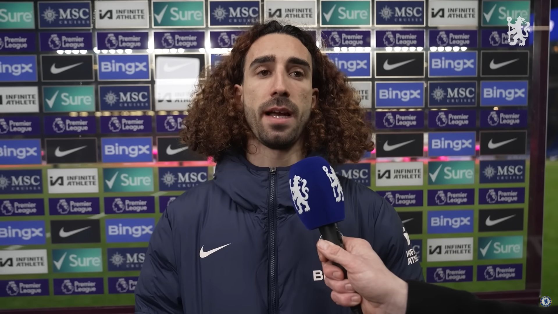 Marc Cucurella speaks to Chelsea TV after Wolves win.