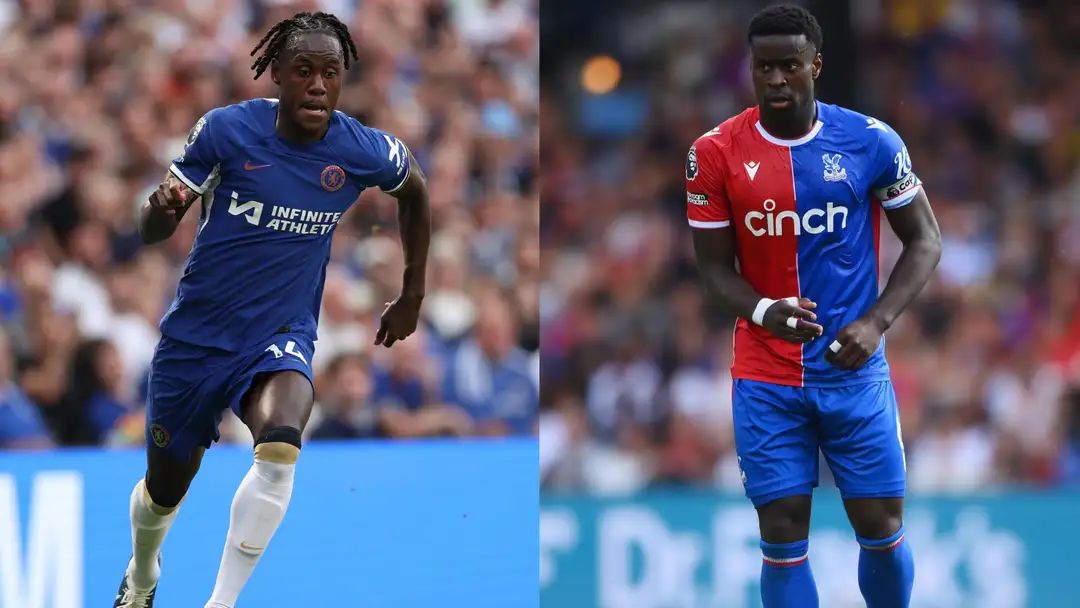 Marc Guehi and Trevoh Chalobah in a photo montage.