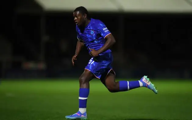 Donnell McNeilly in action for Chelsea's Development Squad.