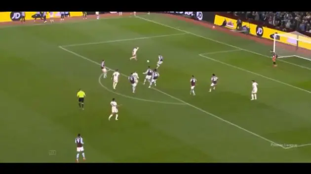 Cole Palmer's pass to Christopher Nkunku.