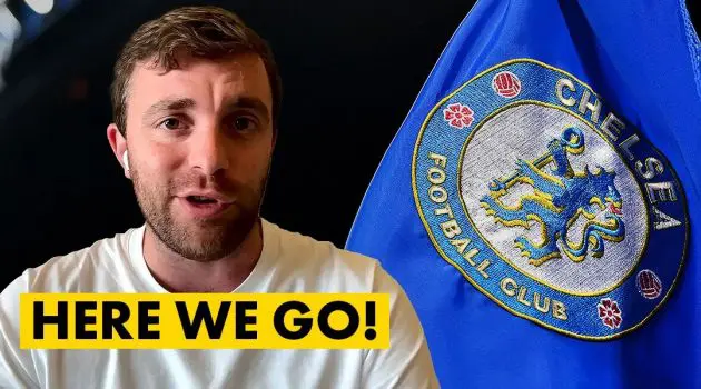 Fabrizio Romano here we go with a Chelsea logo.
