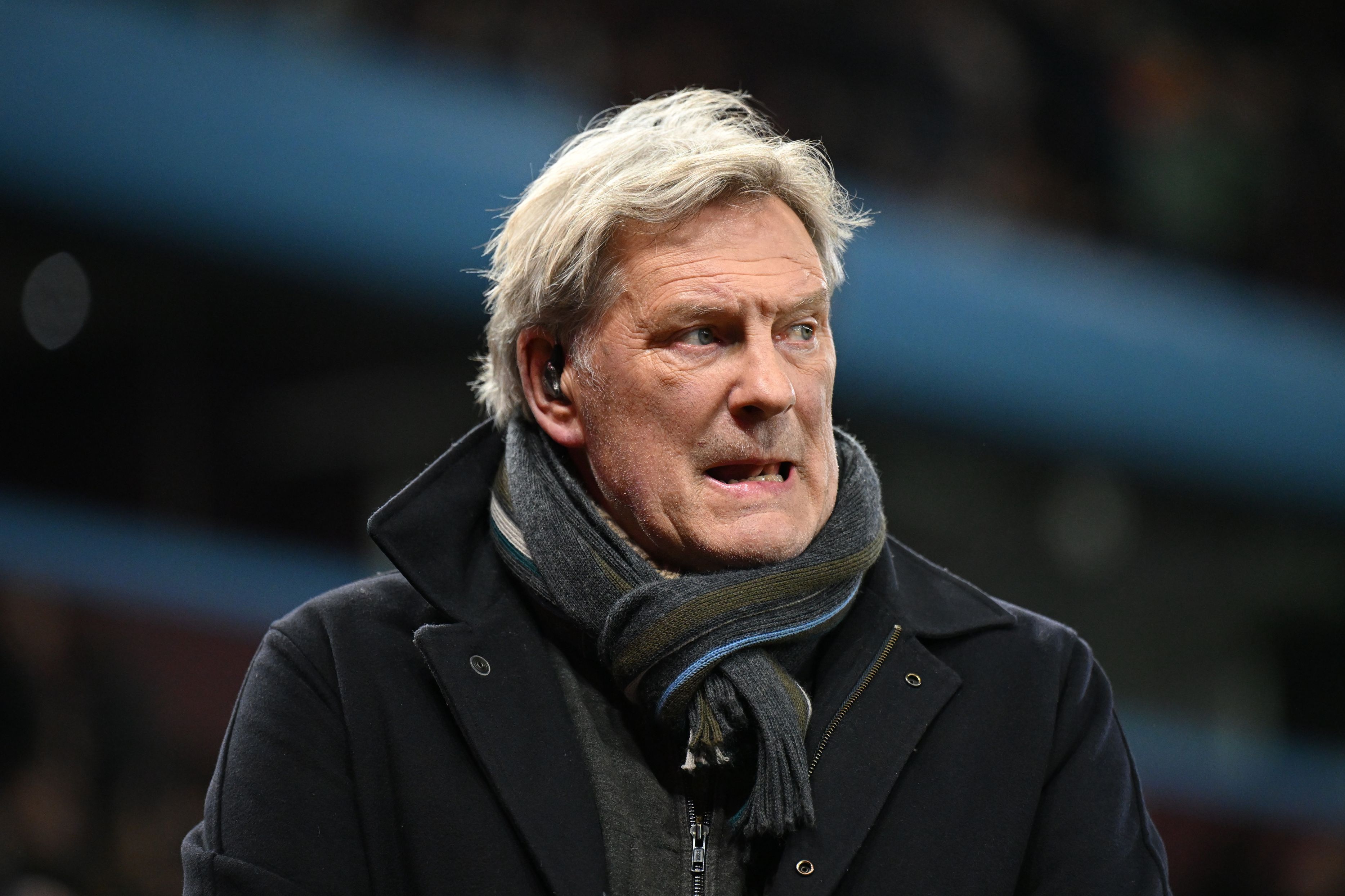 Glenn Hoddle watches Chelsea in action.