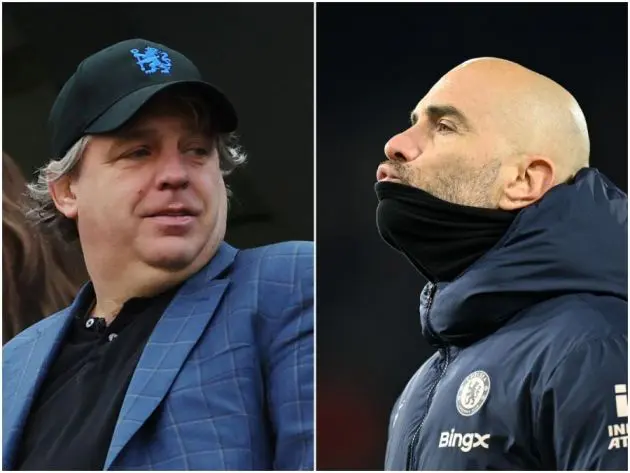 Todd Boehly and Enzo Maresca.