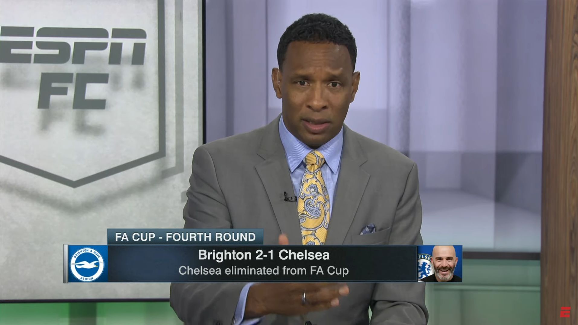 Shaka Hislop discusses Chelsea's poor form after FA Cup defeat.