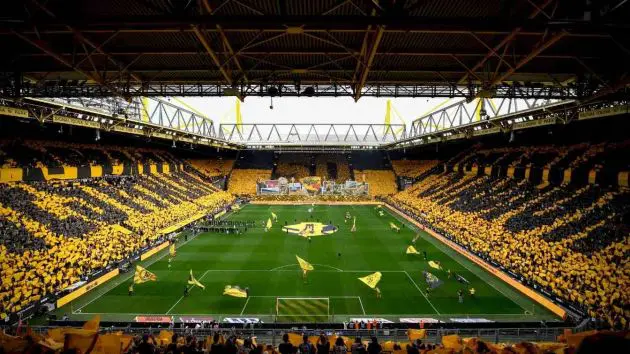 Borussia Dortmund's stadium, the Signal Iduna Park.