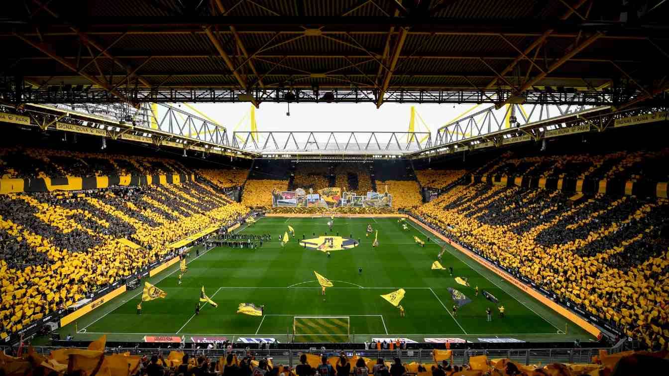 Borussia Dortmund's stadium, the Signal Iduna Park.