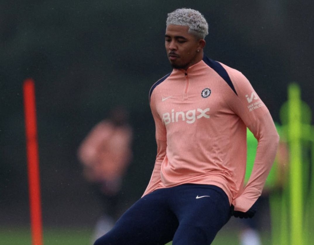 Wesley Fofana in Chelsea training.