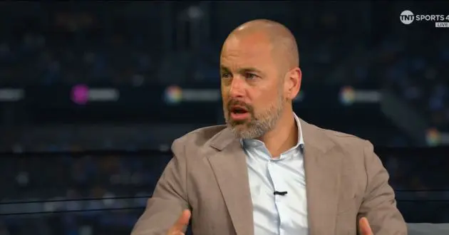 Joe Cole gesticulates on TNT Sport.