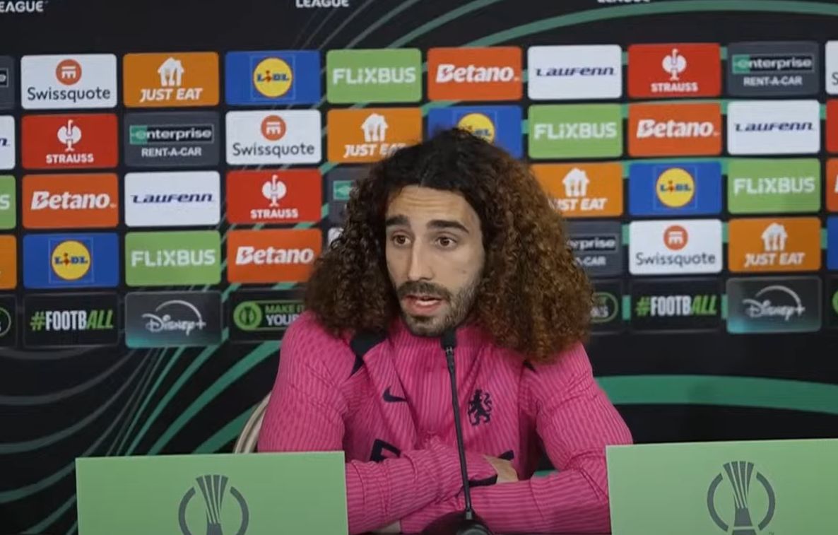 Marc Cucurella fields an awkward question about his behaviour.