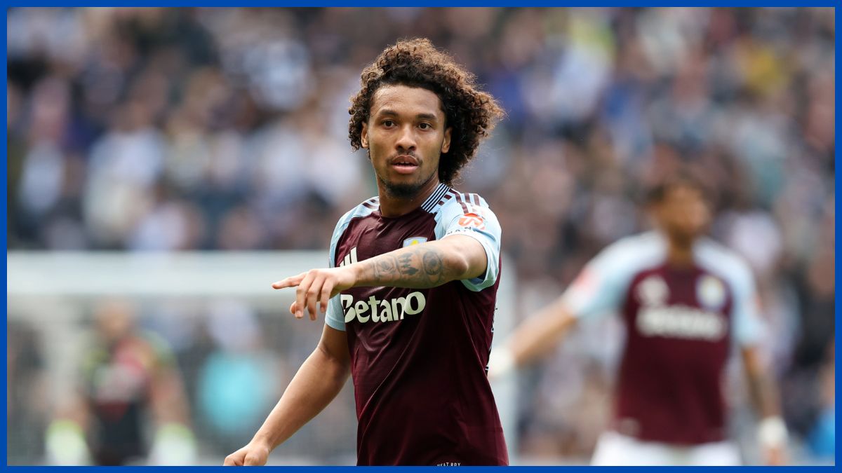 Boubavar Kamara playing for Aston Villa. (Photo by Matt McNulty/Getty Images)