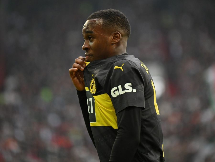 Jamie Gittens of Borussia Dortmund.