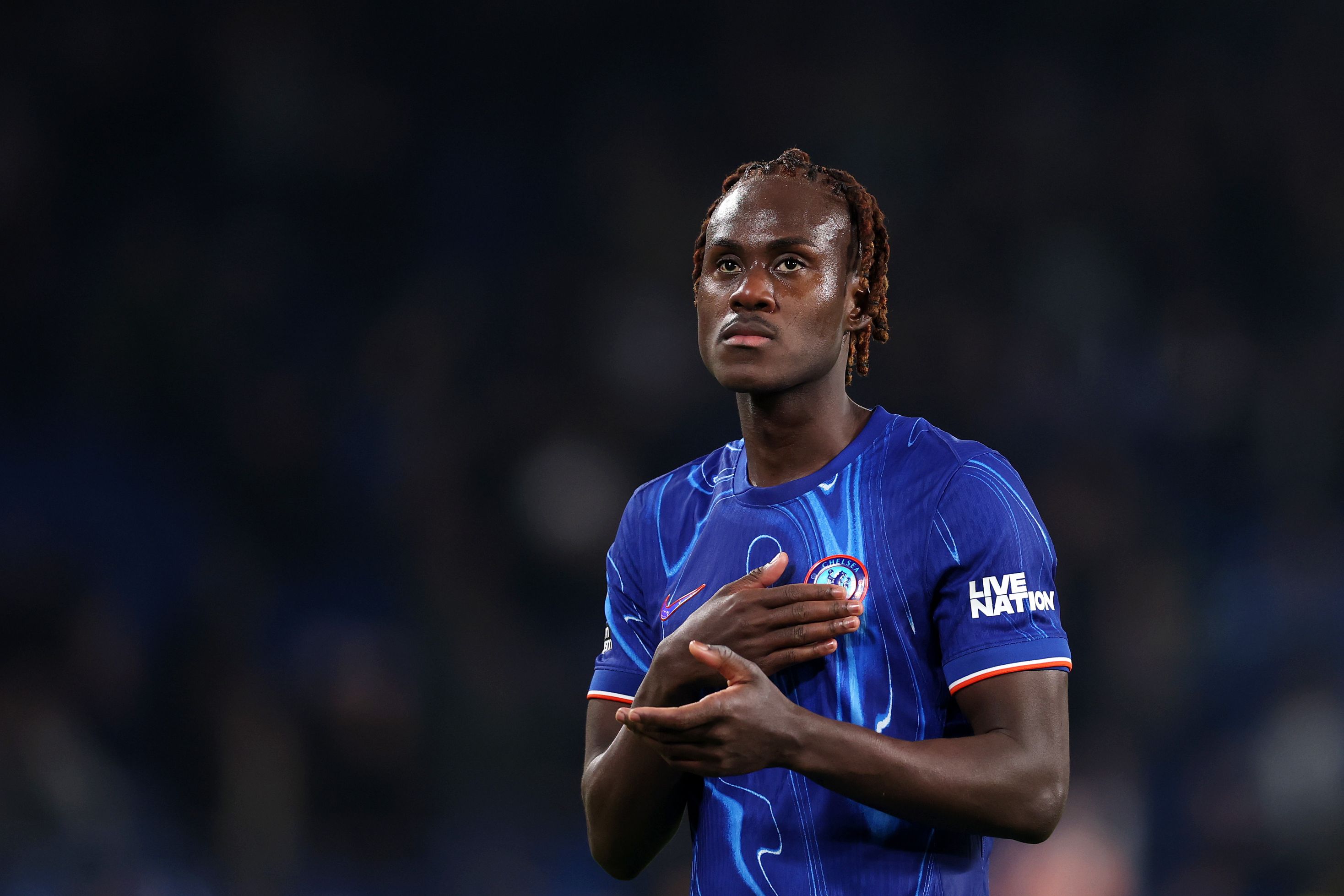 Trevoh Chaobah calm as he leads Chelsea to win. (Photo by Julian Finney/Getty Images)
