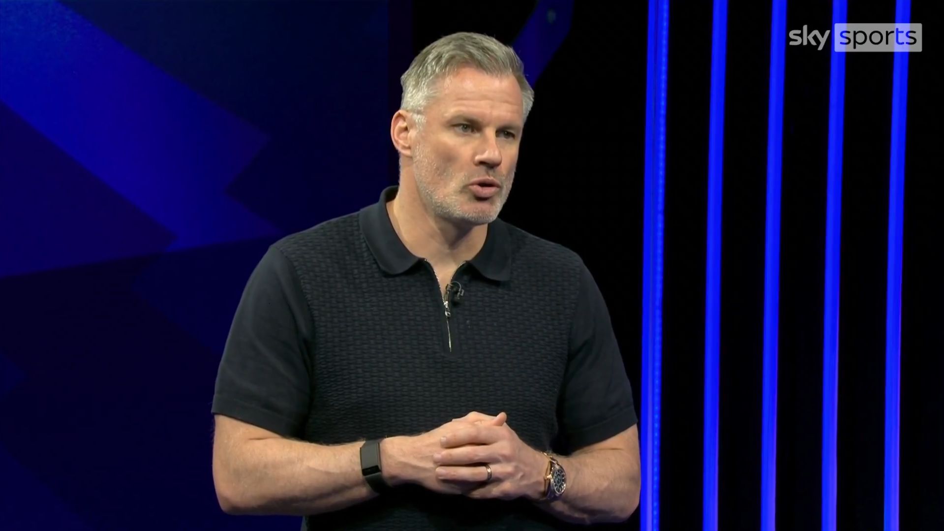 Jamie Carragher speaking on Sky Sports.