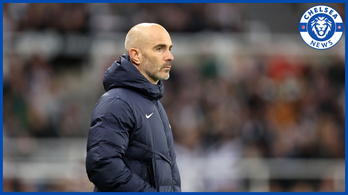 Enzo Maresca on the touchline.