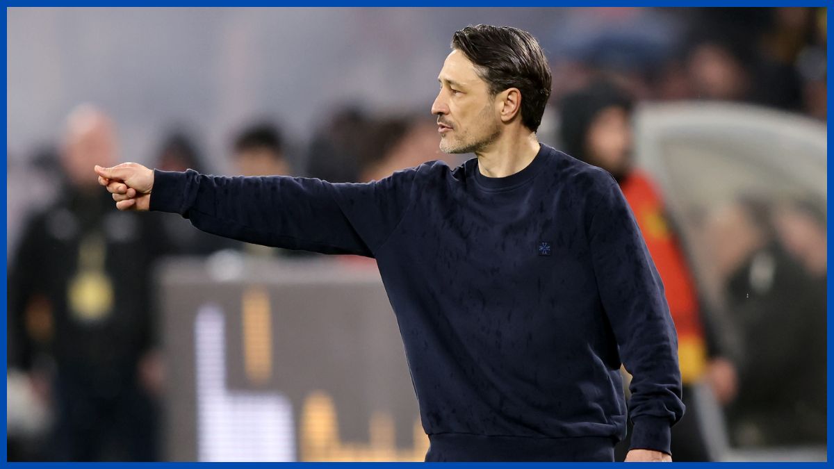 Niko Kovac managing Dortmund. (Photo by Christof Koepsel/Getty Images)
