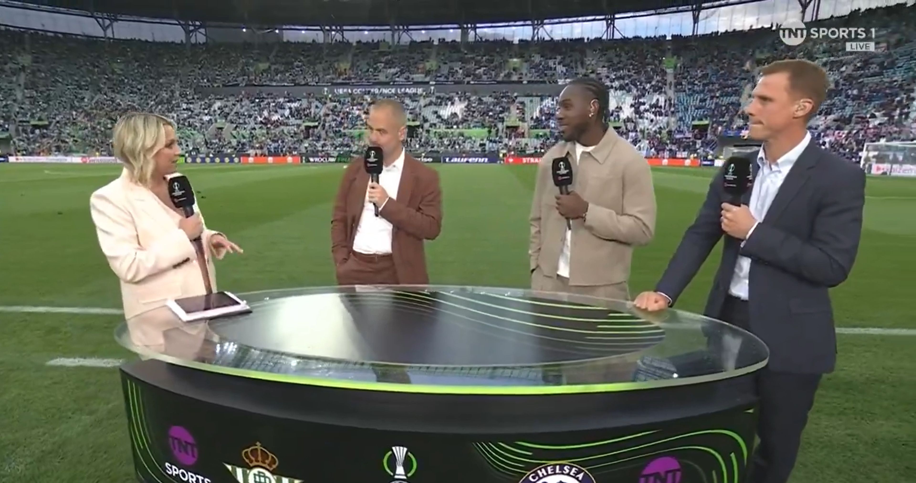 TNT Sports pundits talk ahead of Conference League final.