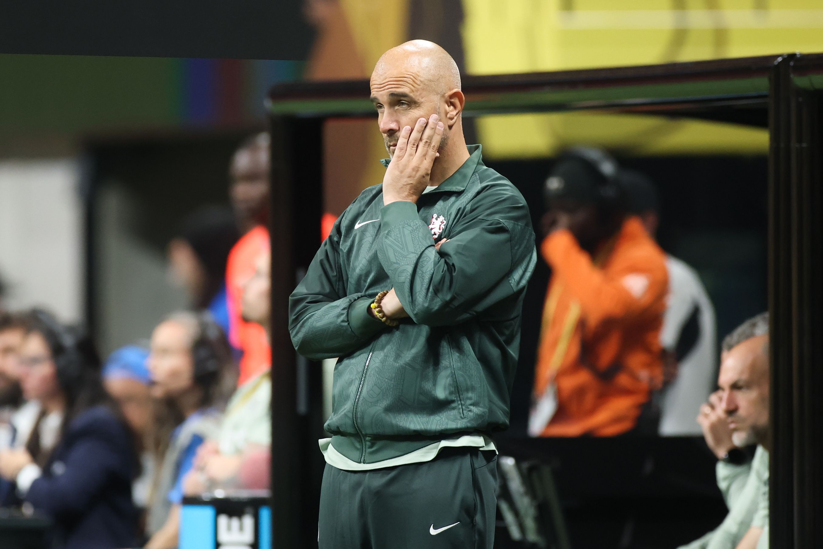 Enzo Maresca on the touchline in the Club World Cup.