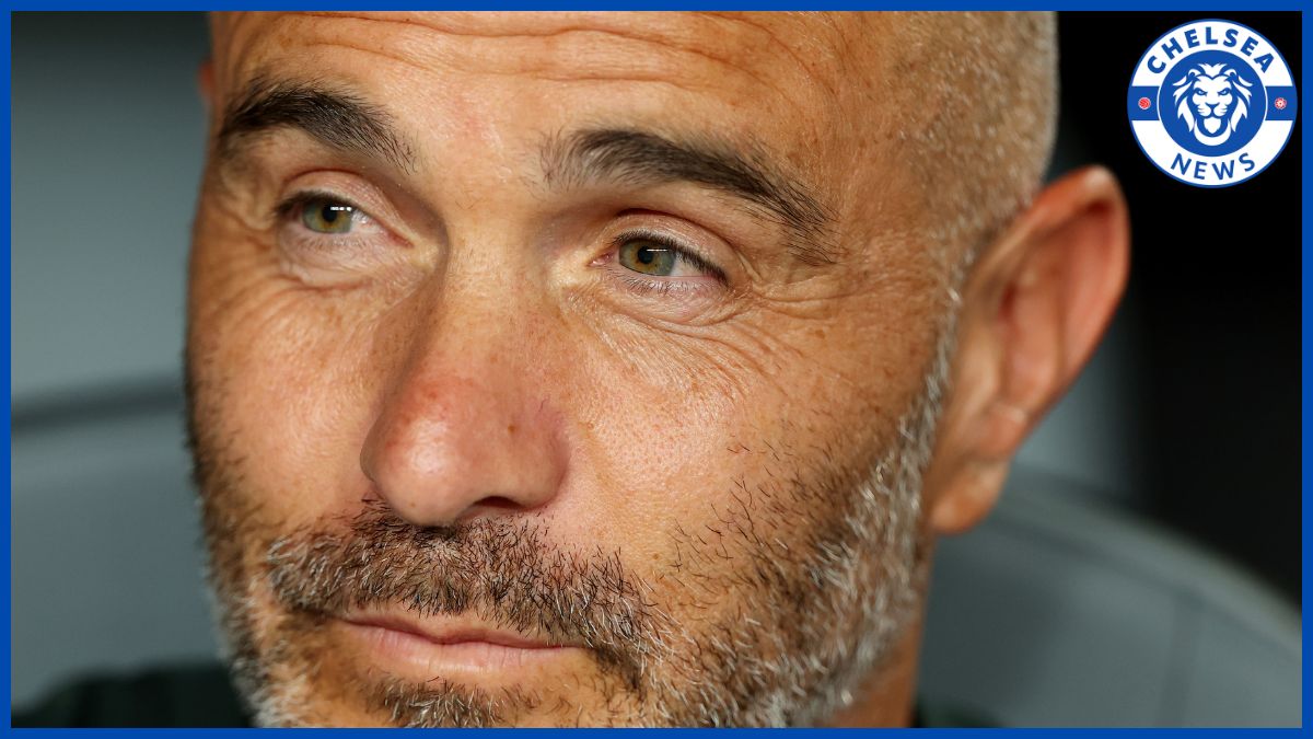 Enzo Maresca on the touchline.