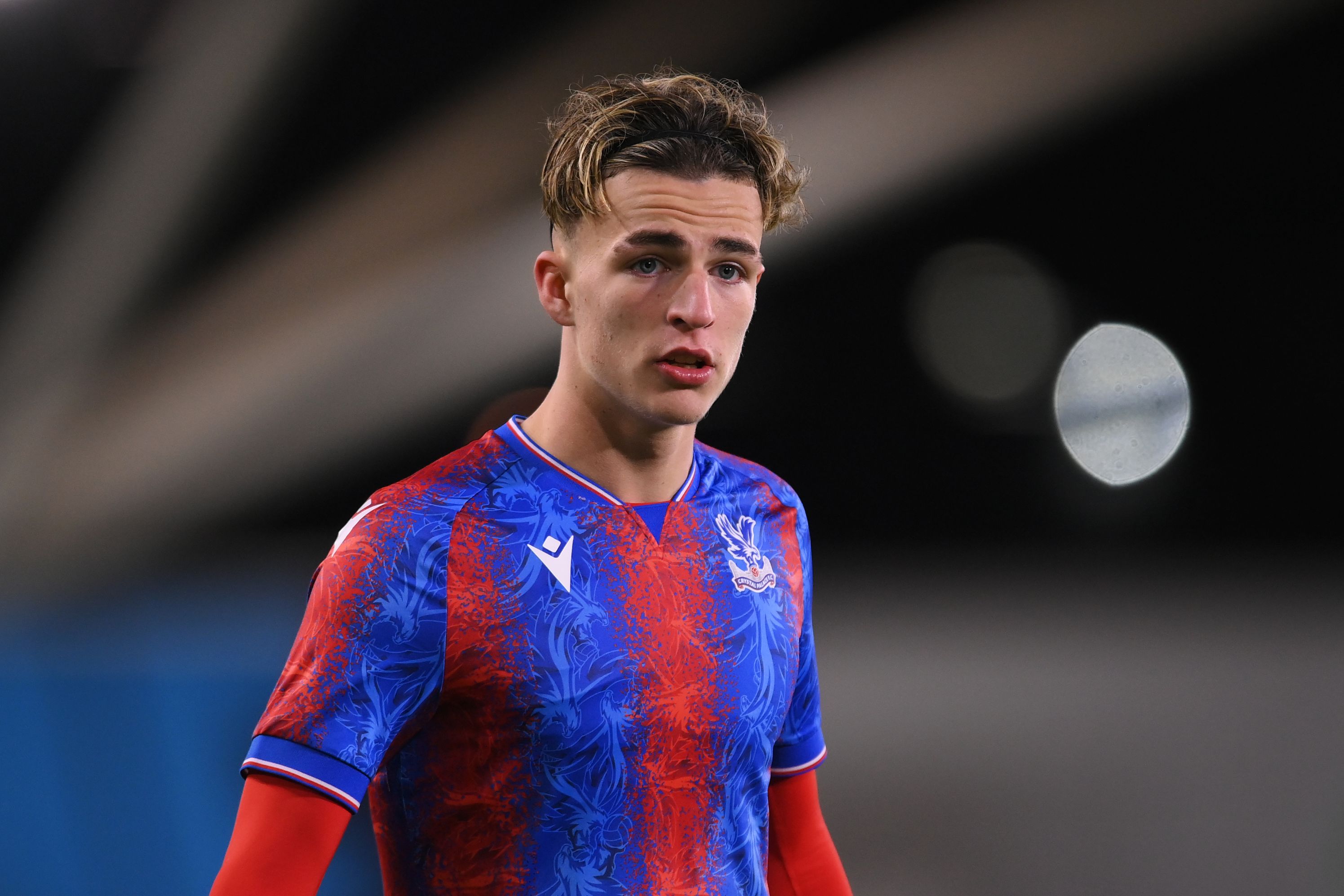 Jesse Derry in action for Crystal Palace in the FA Youth Cup.