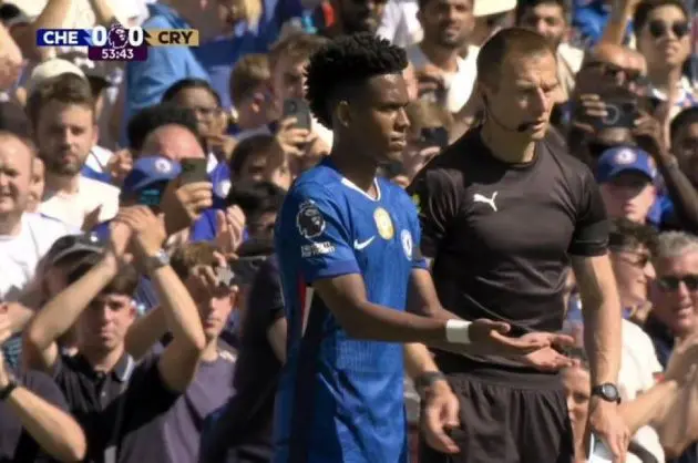 Estevao Willian prepares for his Premier League debut.