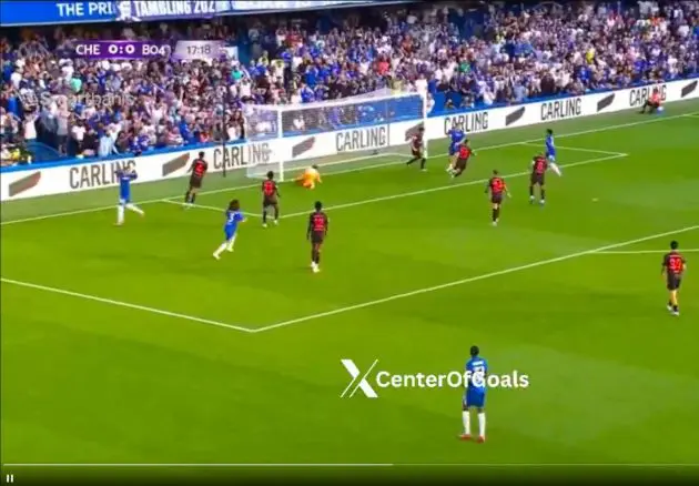 Estevao Willian scores his first Chelsea goal.