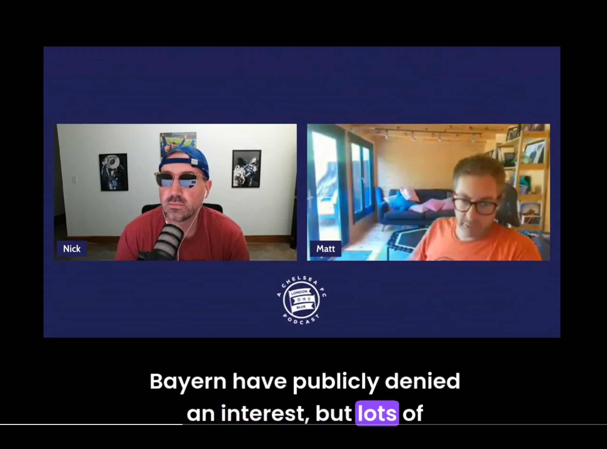Matt Law on the London is Blue podcast.