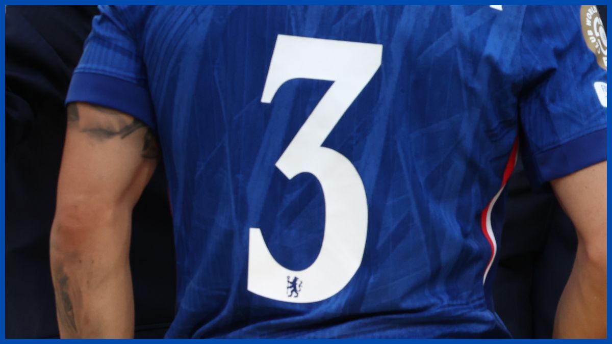 Chelsea's number 3 shirt.