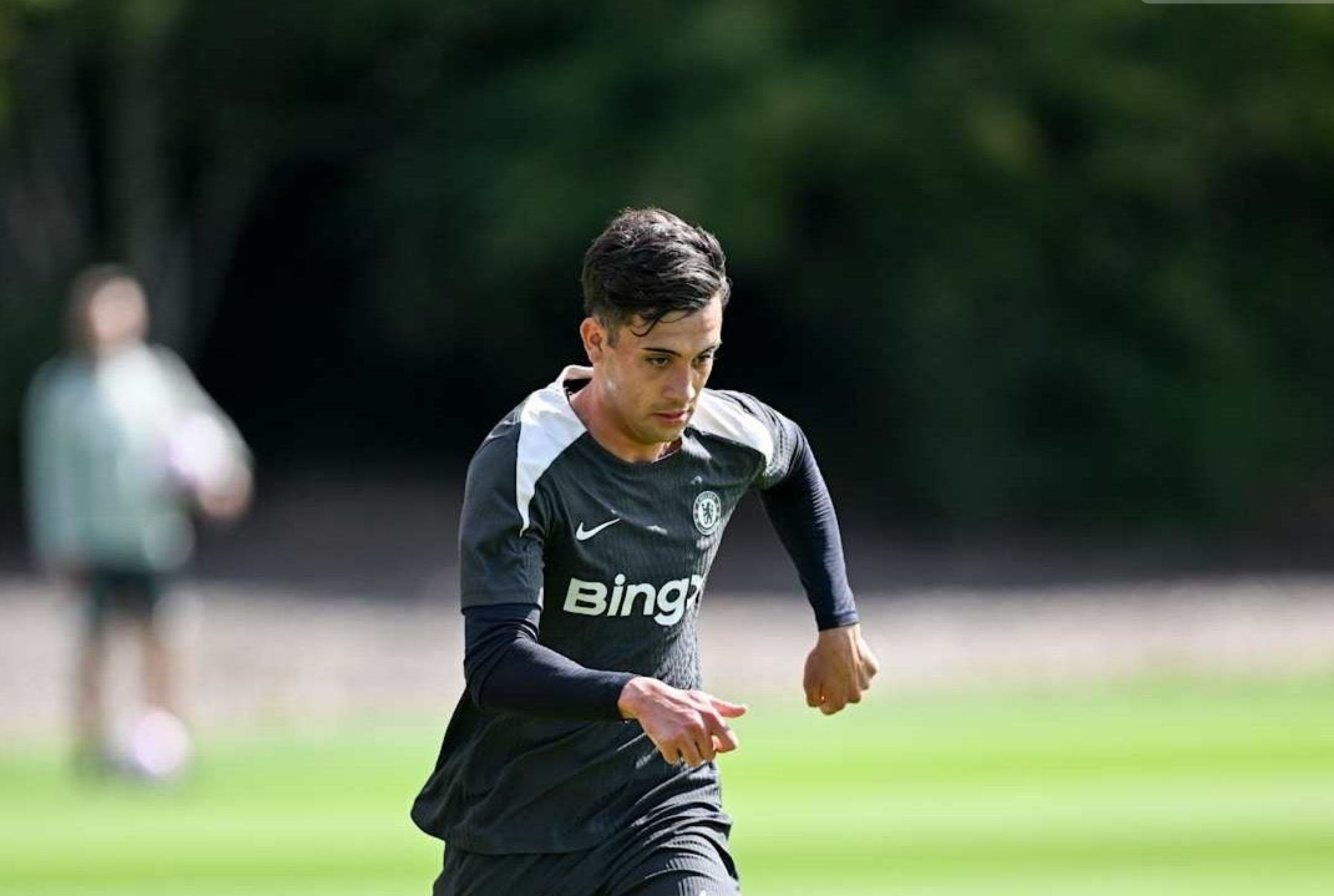 Facundo Buonanotte in training.