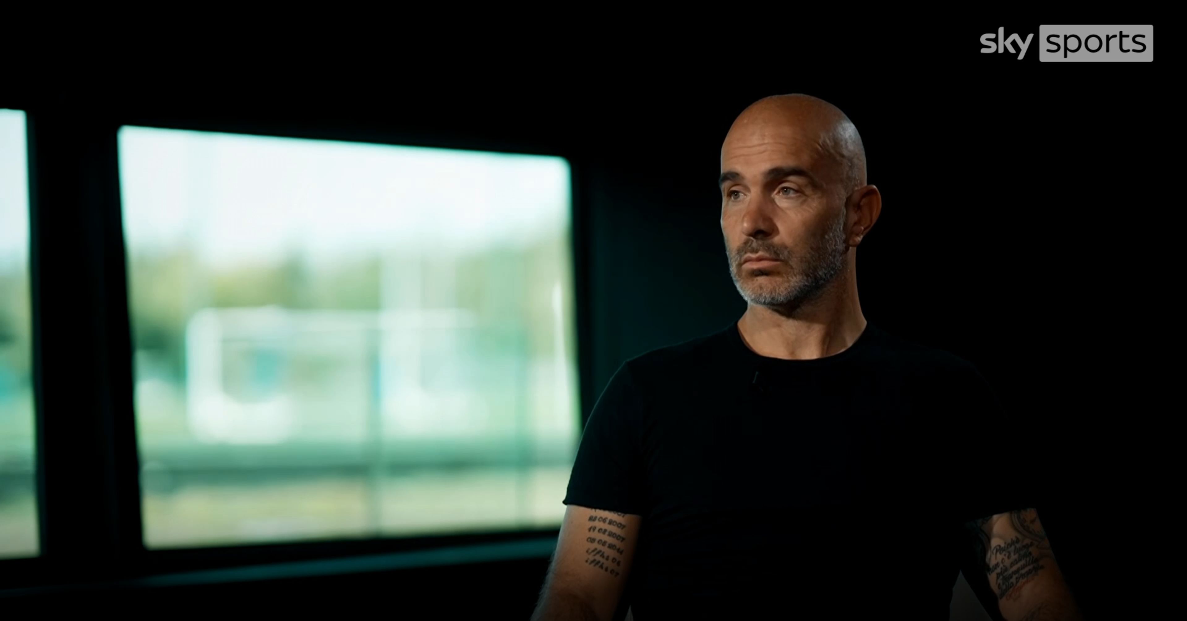 Enzo Maresca speaking on Sky Sports.
