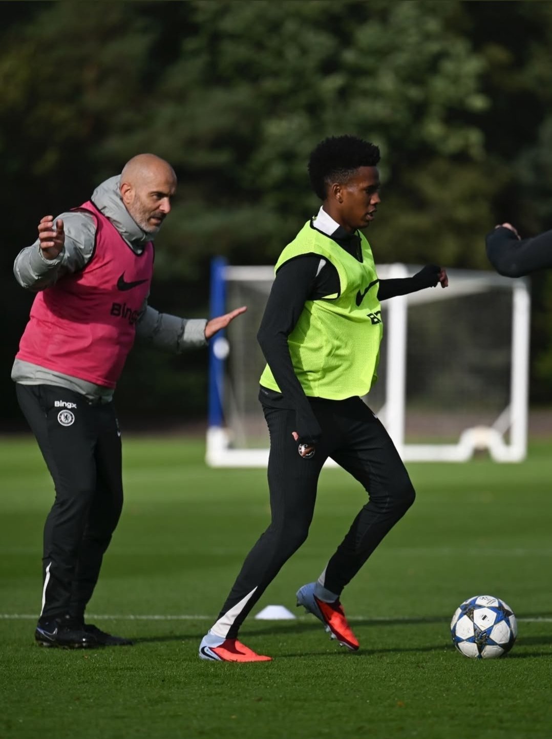 Estevao Willian back in training