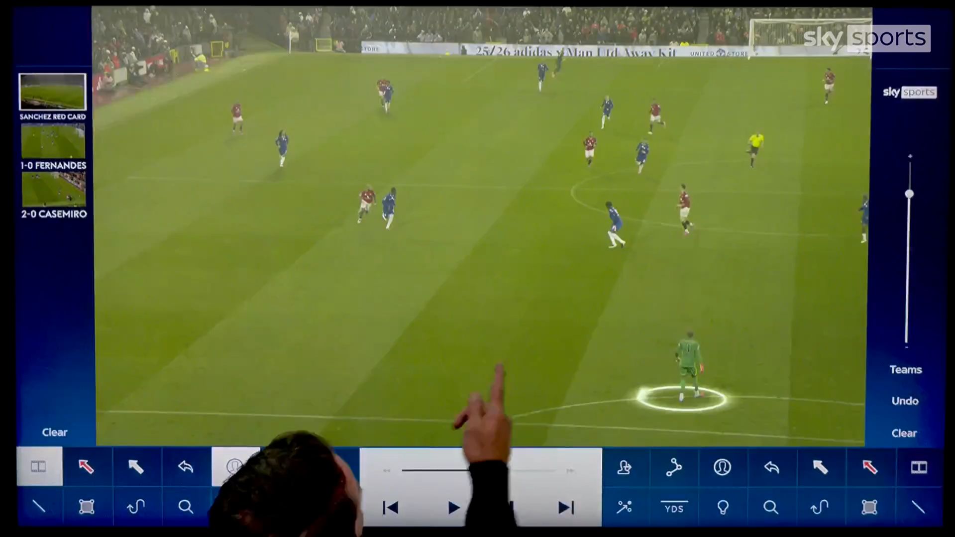 Jamie Redknapp analyses Robert Sanchez's goal.