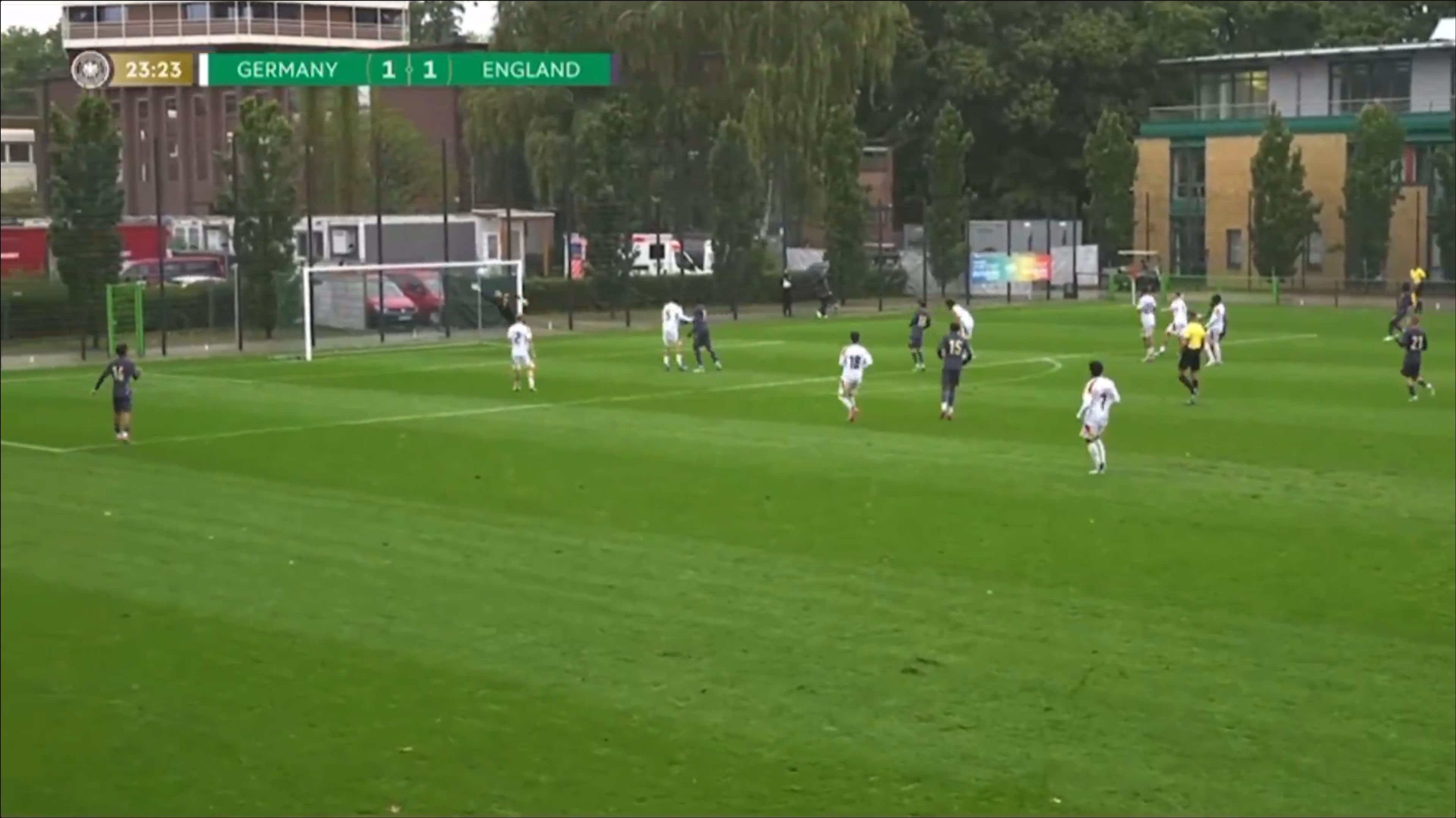 Ryan Kavuma-McQueen pings one top bins for England.