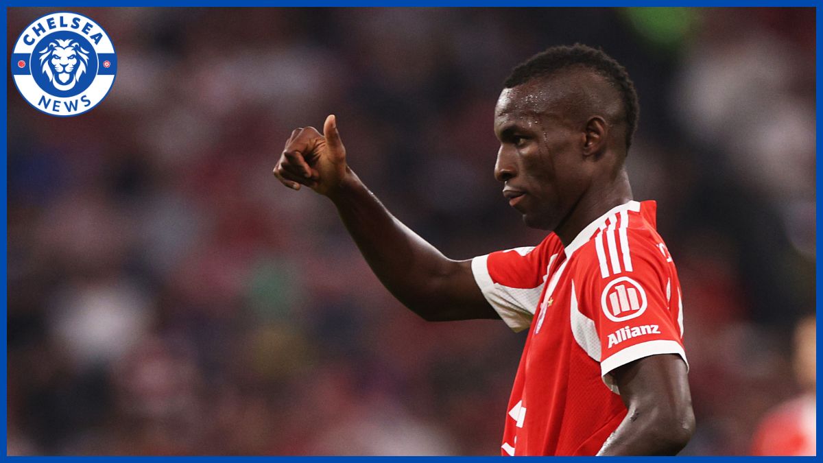 Nicolas Jackson playing for Bayern.