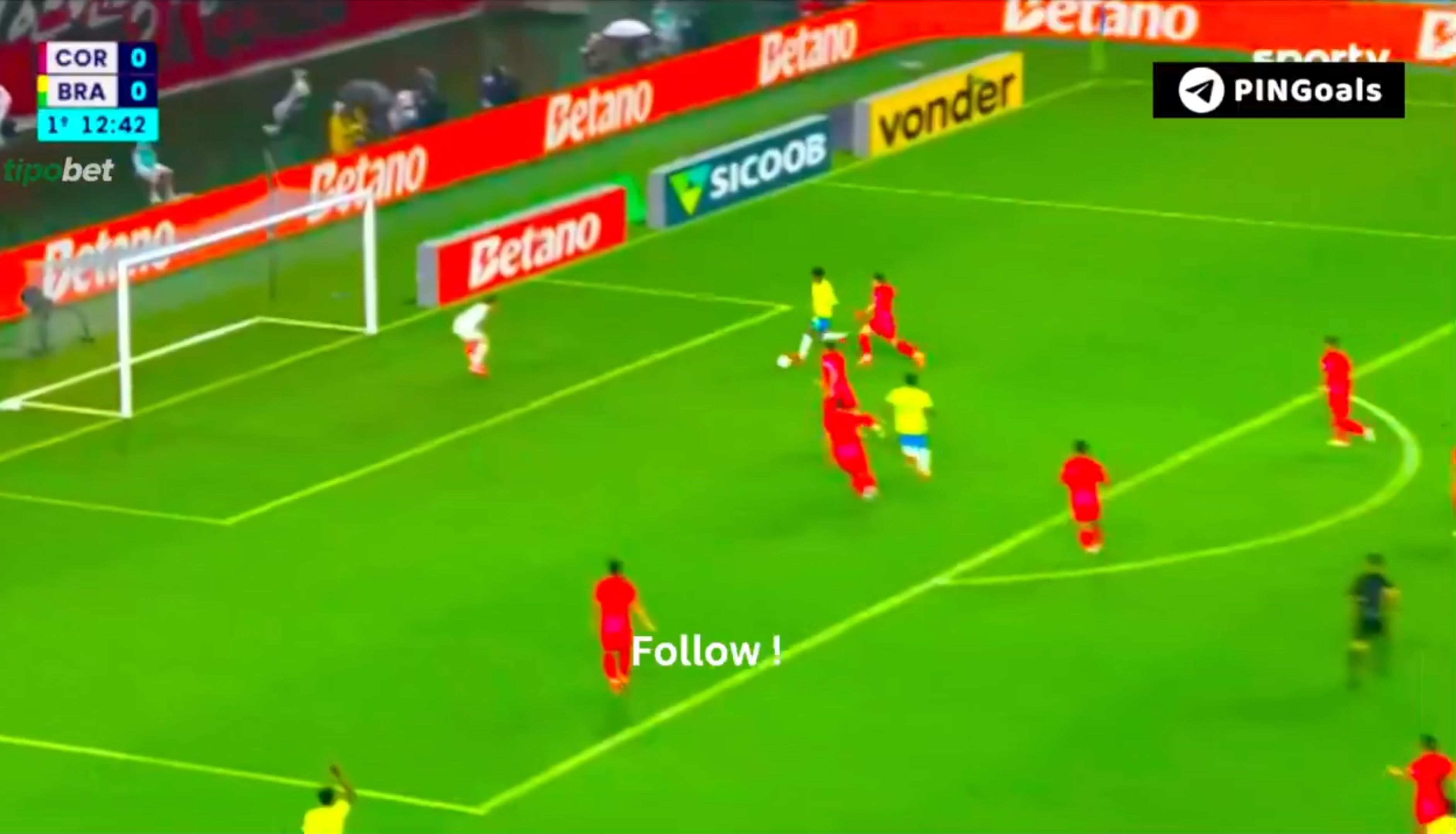 Estevao Willian scores for Brazil.