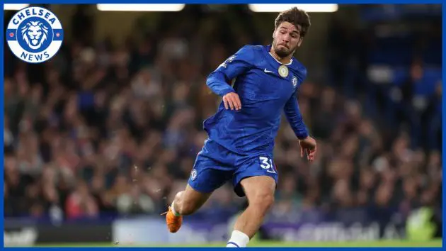 Marc Guiu against Liverpool.