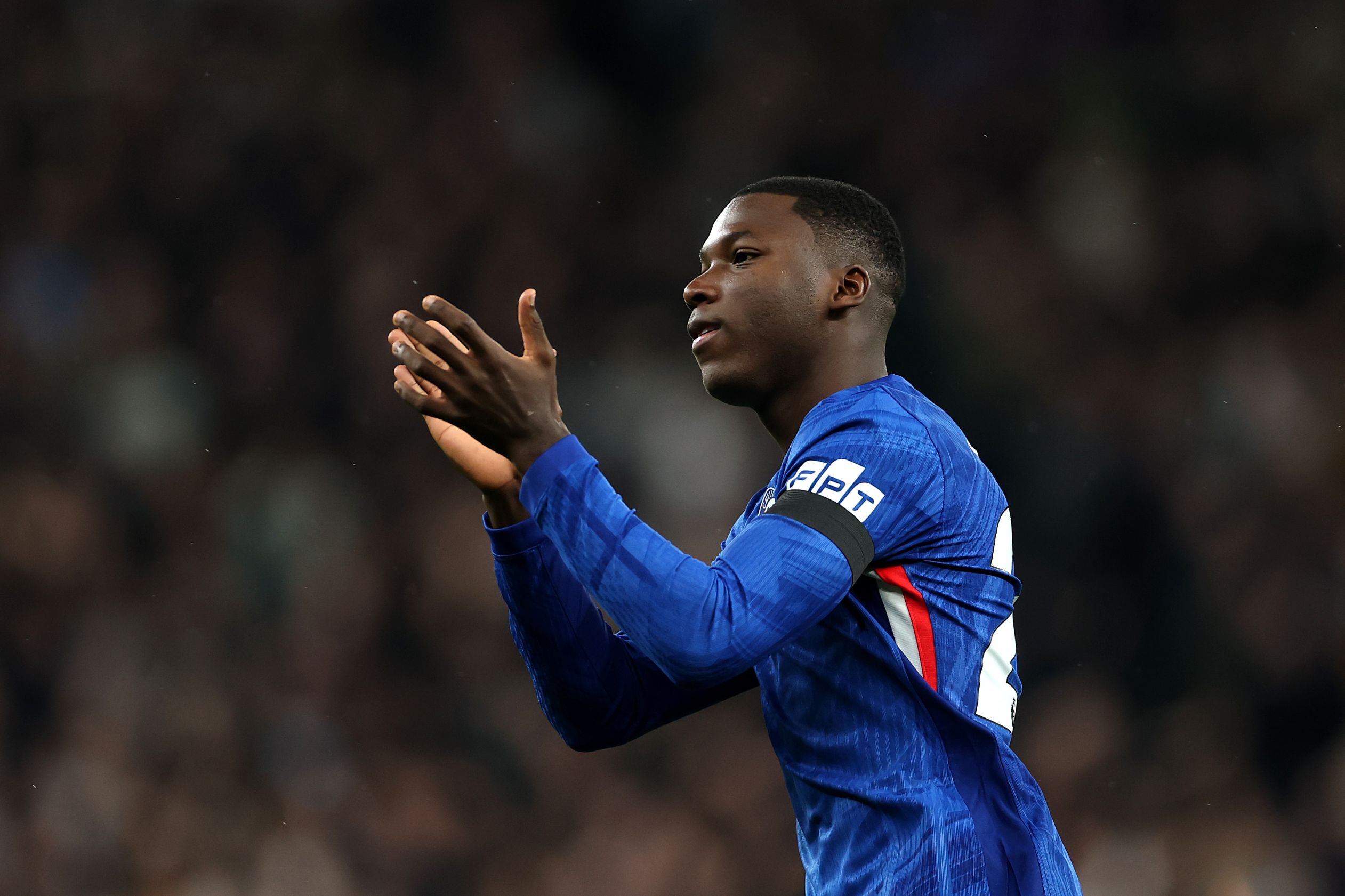 Moises Caicedo in action for Chelsea.
