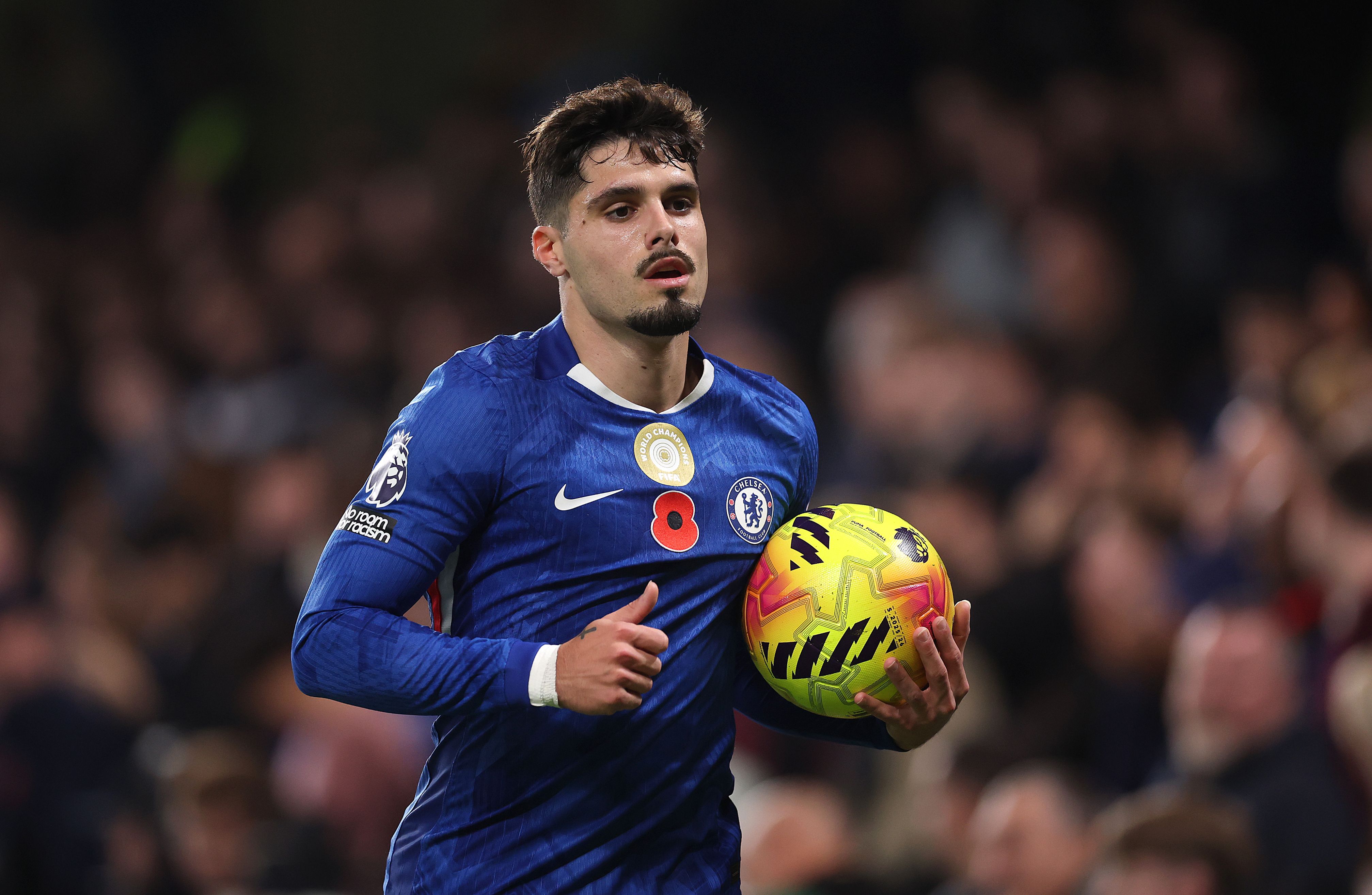 Pedro Neto in action for Chelsea.